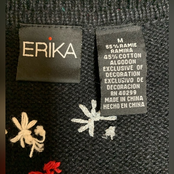 Erika Women’s Christmas Knit Sweater Vest. Size: M - Picture 6 of 6